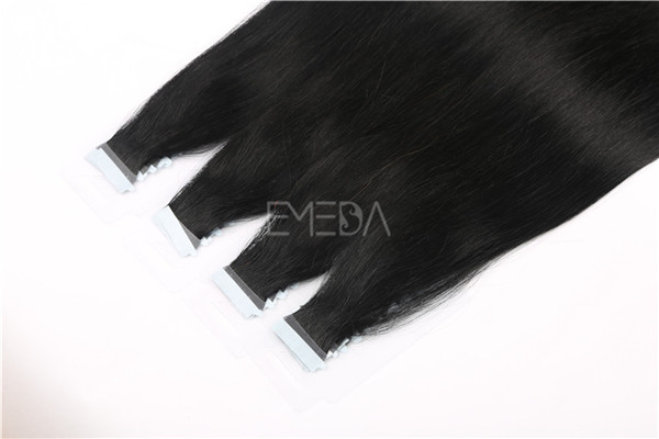 Thick Russian hair tape in hair extensions   ZJ0061